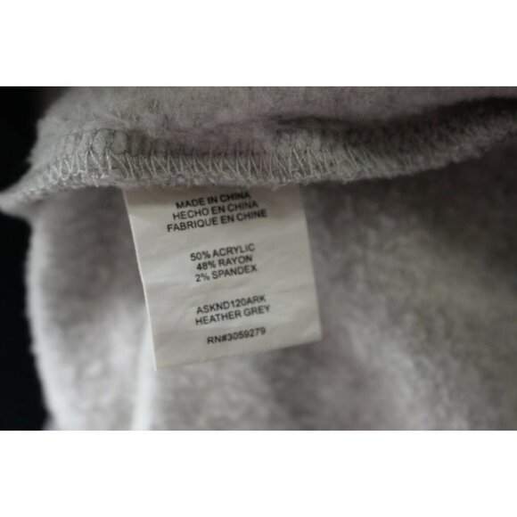 Altar'd State Heather Gray Fleece Kangaroo Pocket Tunic Sweatshirt Dress Size XS - Picture 6 of 6